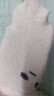 【冬季必备】水貂绒袜子加厚保暖可爱女生白色卡通表情毛茸茸袜子 出厂价-随机【1双装】 35-42码 实拍图