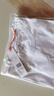布先生春夏季短袖T恤男士纯棉小白T纯色内搭打底衫 白色 2XL(185) 实拍图