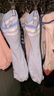京东京造 儿童夏季袜男童中筒棉袜高弹舒适透气学生袜中大童22-24CM 实拍图