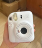 富士instax mini12一次成像拍立得相机（mini11拍立得相机升级版） 绣球蓝 套餐4：官配+20张白边+保护壳+束口袋+相册 实拍图
