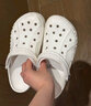 卡骆驰crocs洞洞鞋贝雅男鞋女鞋轻便耐磨一脚蹬拖鞋休闲鞋|10126 卵石色-2V3 37 /38(230mm) 实拍图