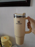 STANLEY巨无霸吸管杯水杯杯子大容量不锈钢保温杯办公887ML-黄油向日葵 实拍图