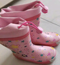 lemonkid儿童雨鞋男女童防滑水鞋小孩学生高筒雨靴 贝莉魔法独角兽 30码 实拍图
