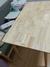 中伟加厚实木餐桌2025新款小户型餐桌餐厅食堂家用4人1.2*0.7米桌+4椅 实拍图