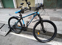 凤凰（Phoenix） 山地自行车成年人男士女士学生变速减震油刹线刹山地车自行车 白蓝/三刀轮/铝合金车架/蓝图 26寸（身高160-180左右） 24速数字指拨/默认线碟可改油碟 实拍图