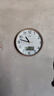 康巴丝（Compas）挂钟走时客厅办公室钟表挂墙简约创意时钟时尚石英钟现代挂表 c3221Y日历闪金(23*23cm) 实拍图