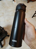 膳魔师（THERMOS）保温杯500ml大容量男女士儿童保冷水杯子毕业礼物JNL-502黑色 实拍图