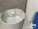 朴厨无盖垃圾桶18L双层家用大号客厅卧室厨房垃圾桶卫生间纸篓白色 实拍图