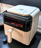 美的（Midea）高温蒸汽炎烤空气炸锅 透明可视不用翻面 家用实用大容量6.5L 蒸烤一体机 金属腔体无异味 KZC6505 实拍图