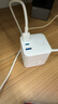 公牛（BULL）20W PD苹果快充魔方插座/插线板/插排/接线板 Type-c+USB+3孔全长1.5米白色 GNV-UU2203C总控开关 实拍图
