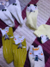 南极人5双装儿童袜子春秋季婴儿宝宝袜子立体卡通棉袜男女童短袜子 立体条子宝宝袜-随机5双装 S码 （0-1岁 建议脚长8-10cm） 实拍图