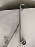 致诺不锈钢阳台侧装三角支架窗外固定式晾衣杆外墙支撑托架外伸晾衣架 适合外径圆管32MM 20寸高度29.5CM长度50CM（双杆） 实拍图