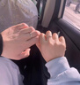 中国黄金（CHINA GOLD）足银莫比乌斯情侣对戒戒指男女银指环新款中秋节礼物送老婆爱人 莫比乌斯戒指【女戒】 实拍图