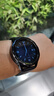 KMaxAI适用于小米手表Watch S4/S3替换表圈 xiaomi eSIM版表盘双时区刻度表壳旋转表圈 黑螺纹 实拍图
