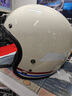 BELL经典复古3/4头盔Custom500四季碳纤维摩托车机车头盔骑行通风透气 custom500-红蓝条纹 XL码(适合57-58cm头围) 实拍图