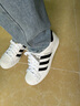 阿迪达斯adidas三叶草贝壳头SUPERSTAR男女休闲鞋EG4958 40码 实拍图
