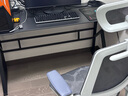 甄严选电脑桌台式电竞桌椅套装组合桌子办公家用桌学习桌书房书桌写字桌 【黑架+黑碳纤纹面】单桌140*60 实拍图
