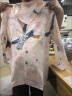 嫚熙（EMXEE）春秋月子服 孕妇哺乳睡衣产后弹力丝麻棉透气舒适夏季薄款家居服 实拍图