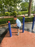 巴布豆男童运动套装2025夏季新款儿童速干透气衣服凉感宽松吸汗帅气童装 蓝 欢呼巴布X 130 实拍图