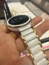 BHO【热销2万+】适用华为gt6表带gt5pro/gt5手表表带陶瓷女款watch gt4/gt3pro/41/42mm/男女士款透气 真陶瓷【金色】 41/42mm表盘【18mm接口通用】 实拍图