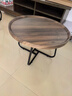 京焱 茶几 轻奢客厅小户型矮桌 简约圆形小茶几 民宿网红酒店创意圆桌 小号圆矮腿60*60*39 实拍图