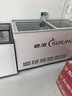 穗凌（SUILING） 【注水冷藏】冰柜商用大容量冷藏保鲜柜小型玻璃门展示柜啤酒饮料柜大排档不锈钢内胆可养鱼 325升 不锈钢内胆可注水 不漏水 实拍图