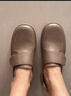 足力健老人鞋秋季中老年百搭乐福鞋单鞋妈妈鞋女士休闲皮鞋 8690K卡其35 实拍图