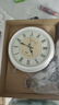 康巴丝（Compas）双面挂钟欧式石英钟挂表客厅餐厅摇摆时钟表摆钟钟表 1062白色 实拍图