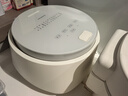 amadana艾曼达日本低糖电饭煲R2小型1-3-4个人迷你电饭锅球型0无氟涂层家用柴火饭米汤分离低糖压力/微压 富士白-R2【新品-钛金灰内胆】 2.8L 实拍图