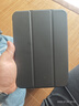 毕亚兹适用24/21款苹果ipad mini7/6 8.3英寸三折支撑保护套A17pro芯片 智能休眠稳固支撑 PB266-金刚黑 实拍图