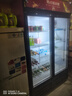 格点大容量饮料柜商用冰柜直冷藏展示柜酒水柜纯风冷无霜保鲜柜超市玻璃门冰箱立式啤酒柜 大双门下机组直冷 7挡调温基础款 实拍图