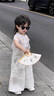 旻胜【两件套】男童新中式汉服套装无袖背心夏季薄款儿童男孩生日礼物 白色110码【100-110cm/30-36斤】 晒单实拍图