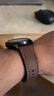 适用华为表带gt2gt3gt4/gt5/gt2pro真皮牛皮表带watch3pro手表带 【棕色】 自量接口接口宽度（22mm） 实拍图