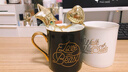 野兽派（THE BEAST）骨瓷黑白马克对杯茶漏礼盒杯子新婚礼物生日礼物伴手礼 实拍图