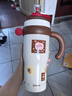 BABLOV花伴森保温杯女士大容量学生陶瓷内胆茶水分离吸管水杯子1250ml 实拍图