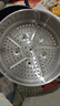 美的（Midea）电炒锅 电火锅 电蒸锅 电煮锅 家用多用途炒菜专用锅 4L一体电热锅不粘锅 HGE2811B 配蒸笼木铲 实拍图