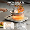美的（Midea）电磁炉电陶炉 家用2200W大功率  电磁灶火锅炉爆炒定时电磁炉 二级能效国家补贴C22-Micca709 实拍图
