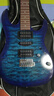 IBANEZ依班娜电吉他GRX70QA-TBB 透明蓝 初学者入门新手男女电吉他套装 实拍图