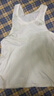 蕉内棉棉301H情侣款背心男女士100%纯棉无侧缝宽松圆领居家睡衣夏季 【窄肩】暖白 3XL 实拍图