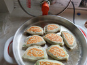 多星山东多星锅专卖电煎锅家用304食品级不锈钢电饼铛多功能家用不粘锅电锅不锈钢煎锅 多星六代不锈钢电煎锅【33cm橘色】 实拍图