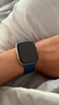 Apple/苹果 Watch Series 10 智能手表GPS+蜂窝款46毫米银色铝金属表壳丹宁色运动型表带M/L MWYG3CH/B 实拍图