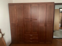 小木窝（XIAOMUWO） 衣柜 胡桃木实木衣柜卧室家具储物现代中式大衣柜组合衣橱经济型 六门衣柜 组装 实拍图