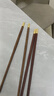 木之初 红木筷子家用实木中国红简装礼盒无漆无蜡送情侣家人礼品筷刻字 箸福礼盒-鸡翅红檀雾金2双装 实拍图