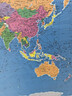 世界地图挂图 升级精装版 1.1米*0.8米 学生办公室书房家庭装饰挂图 无拼缝 2025 实拍图