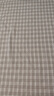亚麻凉席哈尔滨特产夏季精梳棉麻素色亚麻凉席亚麻床单 单条亚麻色四菱格（无枕巾枕套） 双人凉席 180cm*210cm 实拍图