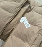 优衣库女装无缝羽绒连帽外套/冰雪羽绒无缝款科技保暖外套469896 31 米色 L /160/88A 实拍图