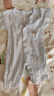贝瑞加（Babyprints）婴儿连体衣2件夏季短袖婴儿衣服新生儿纯棉哈衣轻薄爬服 白蓝59 实拍图