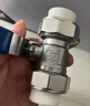 联塑（LESSO）PPR球阀 自来水水管连接阀门开关 4分白色热熔双活接球阀 dn20 实拍图