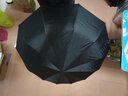 惠寻自动雨伞男女折叠太阳伞晴雨两用防晒遮阳伞 UV自动24骨雨伞【黑色】 实拍图