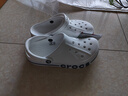 卡骆驰（crocs）洞洞鞋男鞋女鞋 25夏季新款贝雅拖鞋轻便透气情侣鞋沙滩鞋凉鞋 贝雅卡骆班-白色/热推款 37 -38 /M5W7/230mm 实拍图